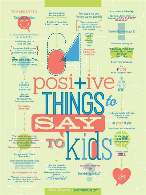 Positive Things to Say to Kids: Encouraging Words for Kids - Jersey Village