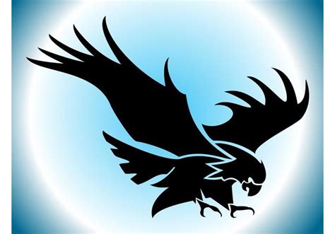 Flying Hawk Silhouette at GetDrawings | Free download