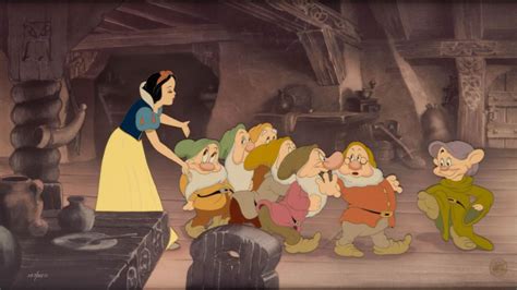 Snow White and the Seven Dwarfs Off to Bed Hand-Painted Limited Edition Cel - ID: apr22160 | Van ...