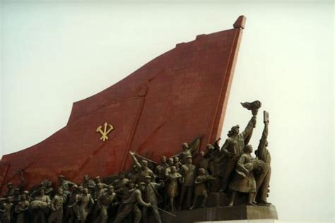 One of those typical communist monuments: all people, unite! | Pyongyang Monuments | North Korea ...