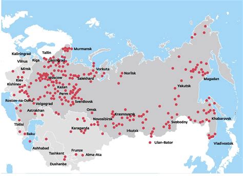 Have a look of this map of gulags in the #sovietunion, then read ...