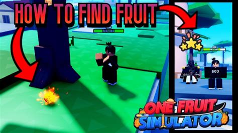 How to find fruit in (One Fruit Simulator) - YouTube