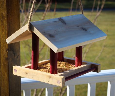 Build Your Own Platform Bird Feeder - Image to u