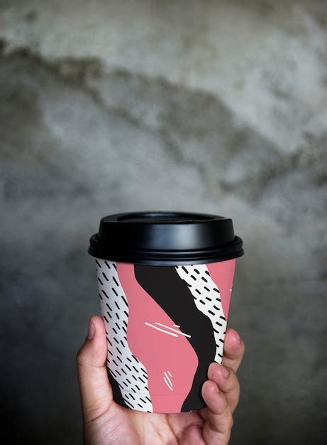 Colorful Takeaway Coffee Cup Mockup Design - Free Download | IMGPANDA - A Free Resources Website