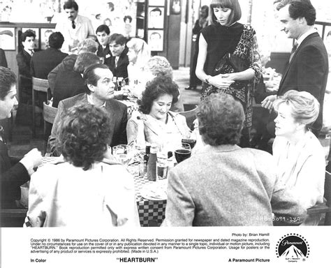 Heartburn 1986 original 8x10 inch photo Jack Nicholson Meryl Streep ...