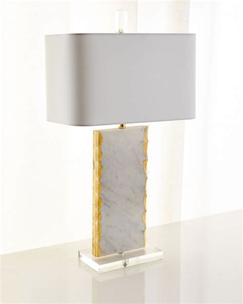 White Marble Table Lamp | Neiman Marcus