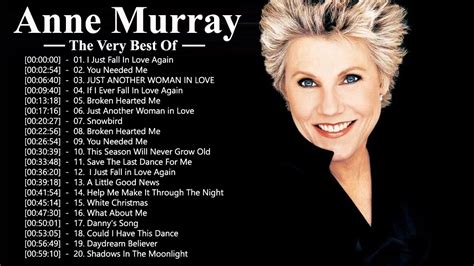 Anne Murray Songs With Lyrics 2020 HQ - Best Of Anne Murray - Classic Country Love Songs - YouTube