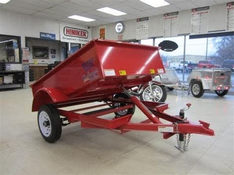 Small Hydraulic Dump Trailer