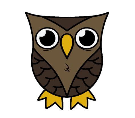 Simple Owl Drawing | Free download on ClipArtMag