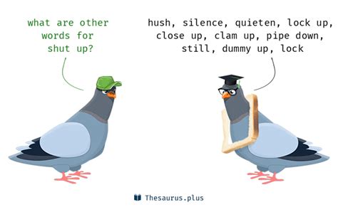 Shut up Synonyms and Shut up Antonyms. Similar and opposite words for Shut up in Thesaurus.plus ...