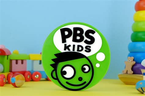 PBS Kids Dash Logo 3D Printed Dot 20th | Grelly UK