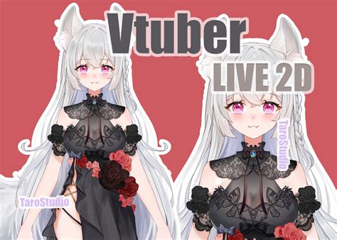 LIVE2D VTUBER CUSTOM Anime Art Commission Commercial Use Live 2d Model - Etsy