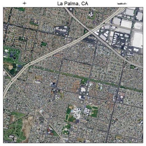 Aerial Photography Map of La Palma, CA California