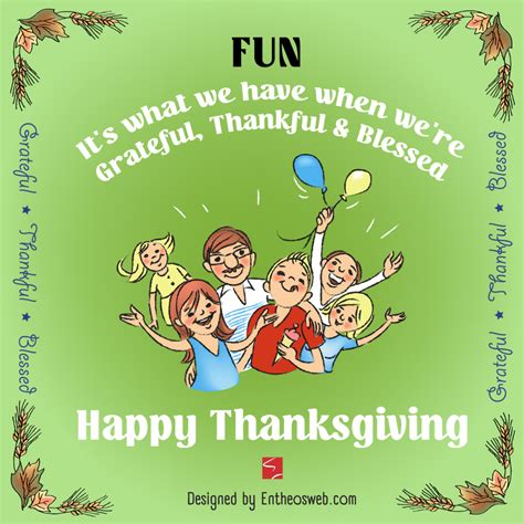 Family Friends Food Fun Thanksgiving eCards for Instagram Facebook Whatsapp | EntheosWeb