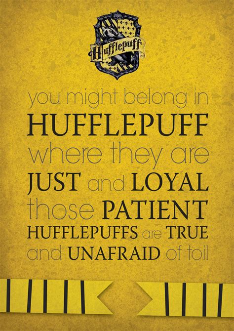 Quotes about Hufflepuff (23 quotes)