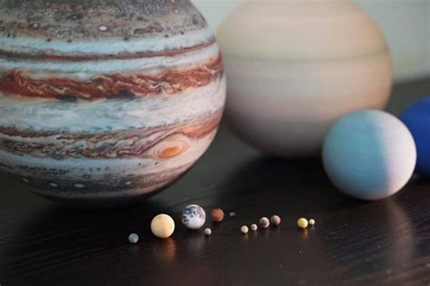 3D-Printed Solar Systems, Moons and Planets for Your Desktop — Colossal