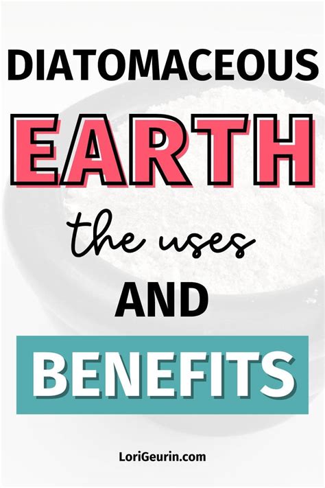 5 Health Benefits Of Diatomaceous Earth | LoriGeurin.com