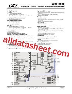 8051 Datasheet Pdf - renewshots