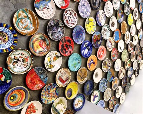 250 Artists Collaborate in Ceramic Art Project for Charity | Ceramic art, Art fair display, Diy ...