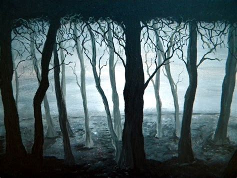 Introverted Painting: Dark Forest Original Painting