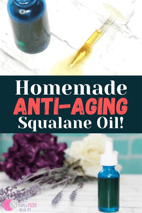 Diy anti aging squalane facial oil recipe – Artofit