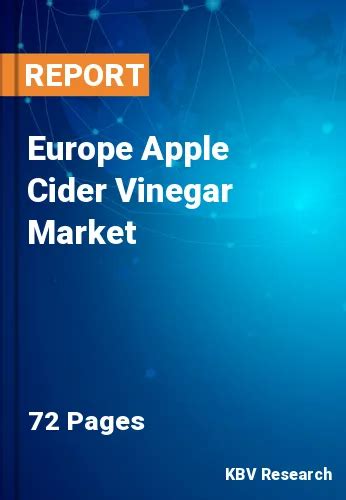 Europe Apple Cider Vinegar Market Size, Industry growth, 2027