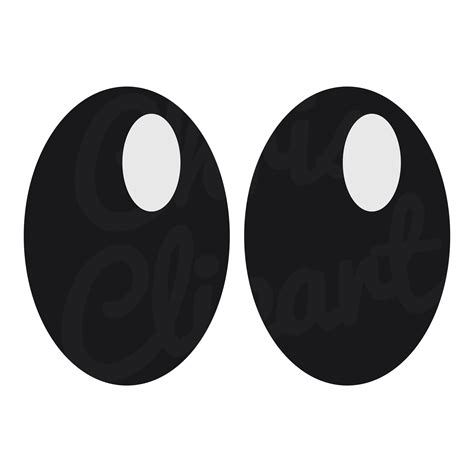 Button Eyes Svg Clipart Eyes Svg Eyes Png Cartoon Eyes - Etsy