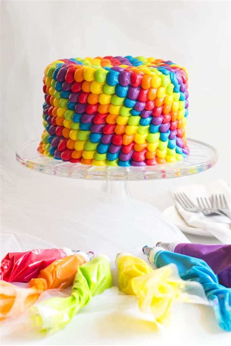 Rainbow Birthday Cake