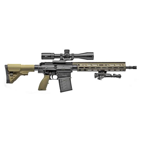 HK 81000498 MR762A1 Long Rifle Package III 7.62x51mm NATO 16.50" 20+1 Black Flat Dark Earth ...