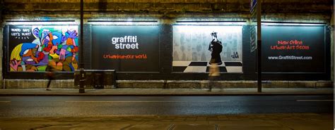 GraffitiStreet at the Shoreditch Art Wall