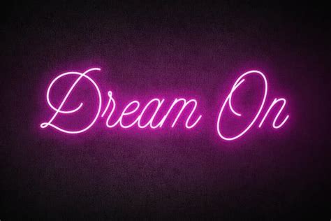 Dream on Neon Sign,dream on Neon Light,dream on Sign,neon Sign Bedroom Pink,neon Light Sign ...