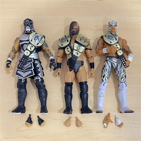 3x Vault AEW Death Triangle Rey Fenix PAC Penta el Zero M Action Figure ...