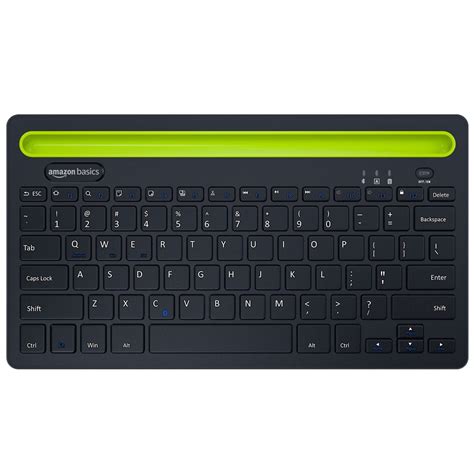 Amazon Basics Wireless Bluetooth Multi-Device Keyboard (Black ...