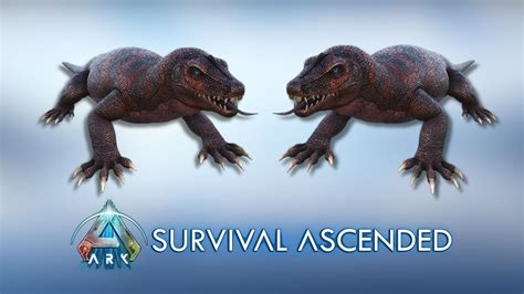 ARK Survival Ascended Megalania taming guide