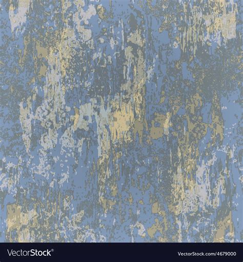 Abstract seamless texture of blue rusted metal Vector Image