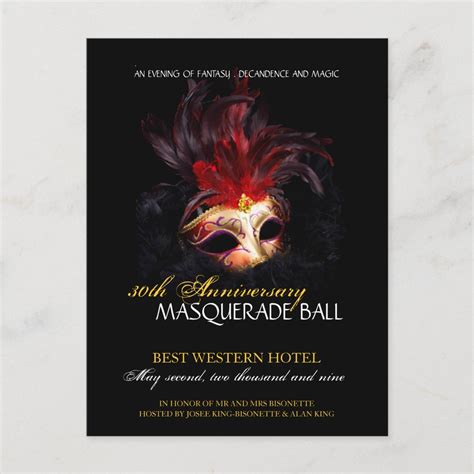 Masquerade Ball Invitation | Zazzle