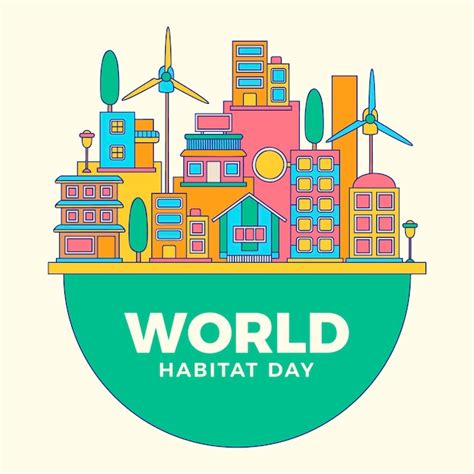 Free Vector | World habitat day illustrated theme