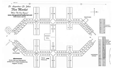 Florida Map 2018: Florida Flea Markets Map