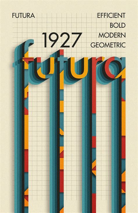 futura typography | Typography design, Typography poster design ...