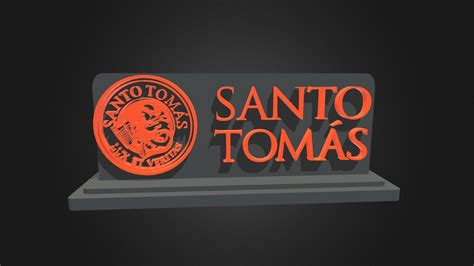 Logo sto tomas con base completa - 3D model by retamalpinosergio [232056a] - Sketchfab