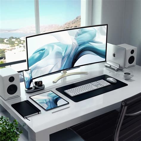 Setup – Clean | Computer desk setup, Cool office desk, Home office design