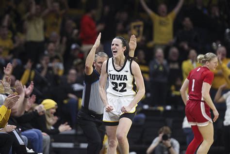 Iowa's Caitlin Clark Literally Stuck In Hawkeye History