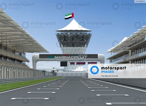 Computer Generated Image of the Yas Marina circuit grid. Yas Marina Circuit Computer Generated ...