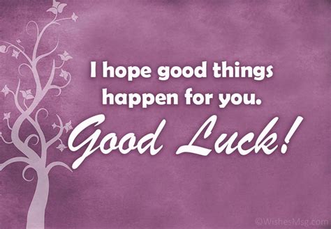 150+ Good Luck Wishes, Messages and Quotes - WishesMsg