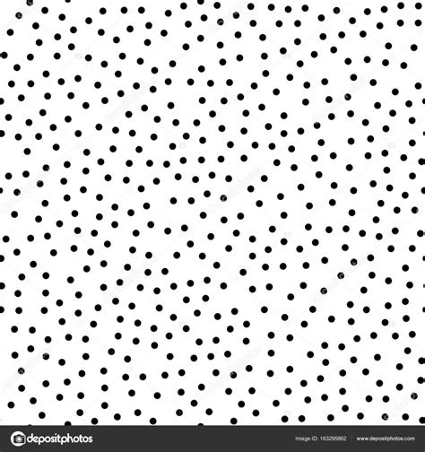 Black polka dots seamless pattern on white background Cute classic black polka dots textile ...