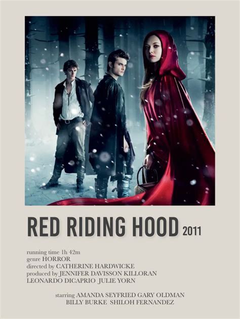 Red riding hood minimalist poster | Film da guardare, Film, Pelé