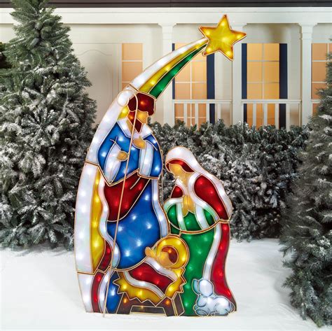 Holiday Time 72in LED Nativity Set - Walmart.com