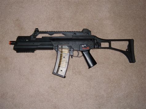 File:Airsoft G36C stock extended.JPG - Wikimedia Commons