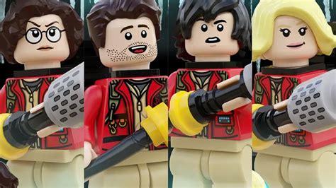 Ghostbusters: Frozen Empire inspired LEGO minifigures include red ...