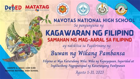 Navotas National High School Buwan ng Wika 2023